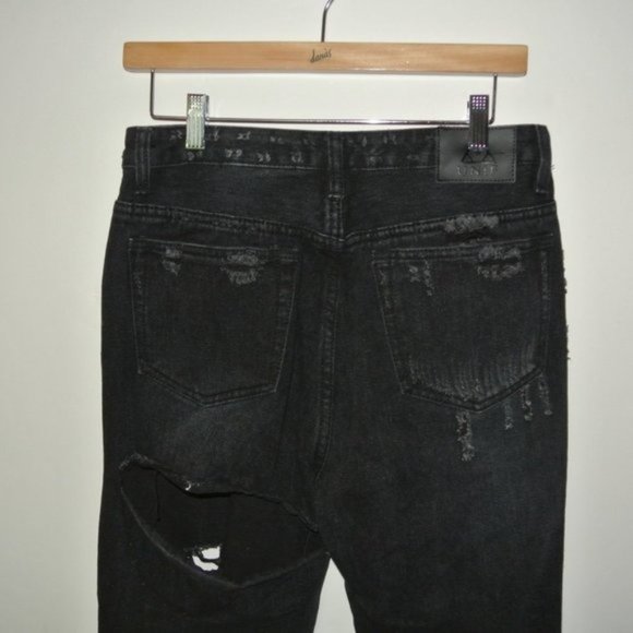 Unif‎ X Urban Outfitters Twerk Jeans Black 27 - Picture 13 of 14